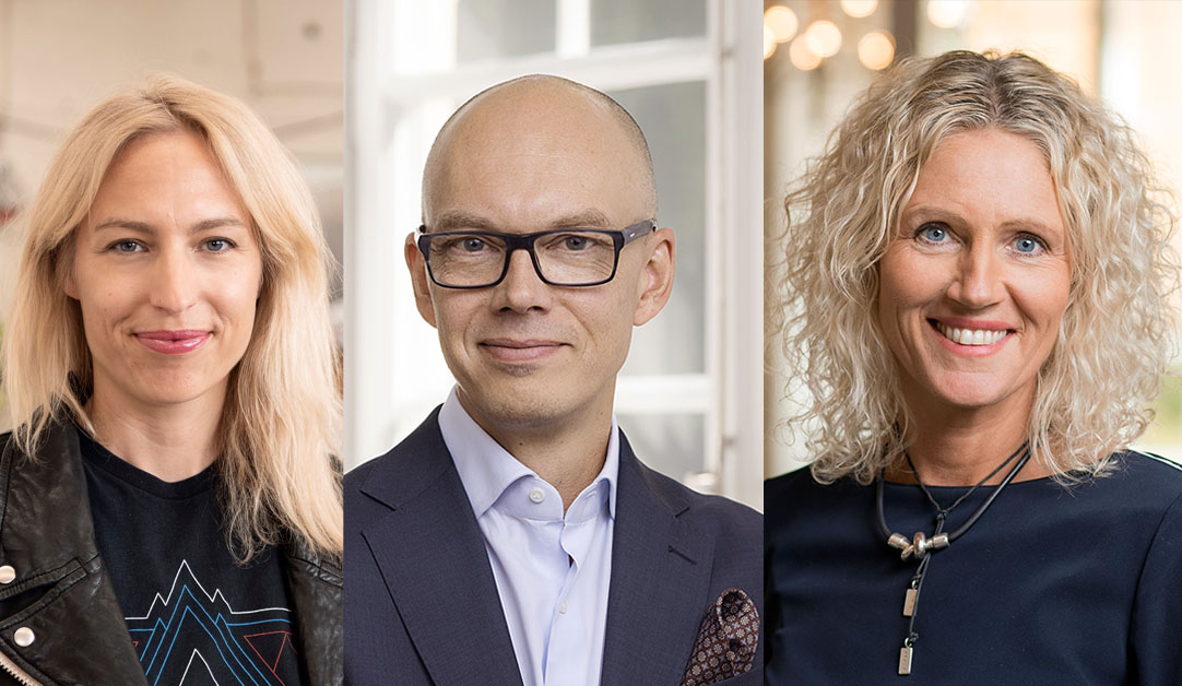 Paola Bjäringer, Humlegårdens Fastighetschef, Peter Lind, Humlegårdens Affärsutvecklingschef, Anna Kullendorff